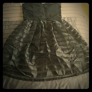 Black mini party dress